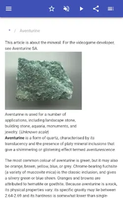 Minerals android App screenshot 8